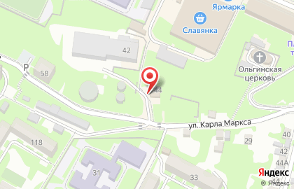 Супермаркет Алексеевский на улице К.Маркса на карте