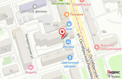 Бош Термотехника на улице Октябрьской Революции на карте