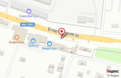 Техстройконтракт на Егорьевском шоссе на карте