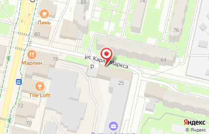 Русский бисквит в Череповце на карте