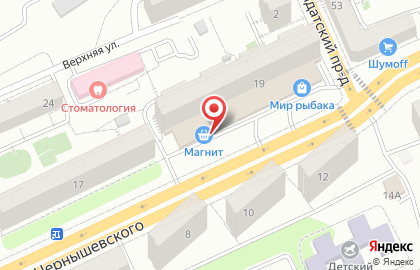Супермаркет Магнит на улице Чернышевского, 19 на карте