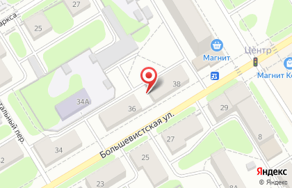Салон-парикмахерская Колор на Большевистской улице на карте
