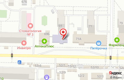 Фотошкола центра Родник в Комсомольском районе на карте