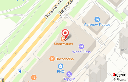 Ресторан быстрого обслуживания Макдоналдс на Проспекте Вернадского на карте