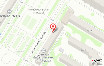 Кулинария Горячий хлеб на Комсомольской на карте