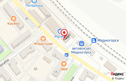 Салон связи МТС в Медногорске на карте