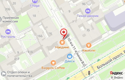 Терминал СберБанк в Василеостровском районе на карте