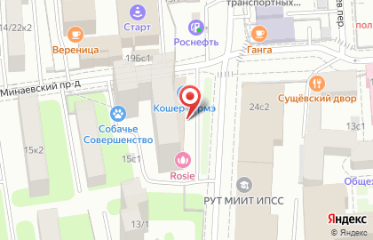 Супермаркет товаров для здоровья Сфера Здоровья на Новосущёвской улице на карте