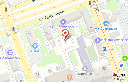 Автостоянка Баргузин на карте