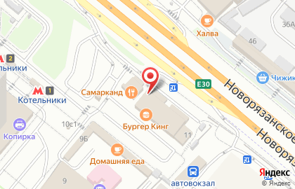 Продуктовый магазин в Москве на карте