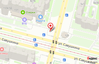 Киоск по продаже печатной продукции Новая пресса в Приморском районе на карте