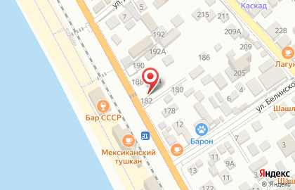 Продуктовый магазин в Сочи на карте
