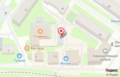 Киоск и магазин хлебобулочных изделий Кольский хлеб на Советском проспекте на карте