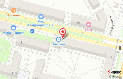 Магазин Элефант в Череповце на карте