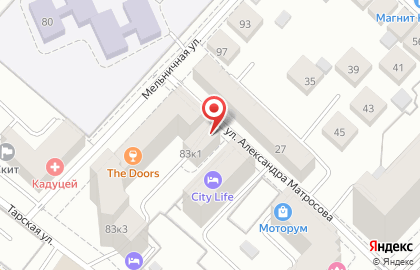 Клуб восточных единоборств Дао Гармонии на Мельничной улице на карте