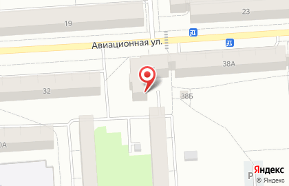 Продукты на Авиационной улице на карте