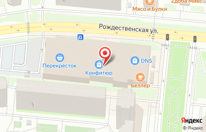 Магазин товаров для творчества Цветной мир ярких идей на Рождественской улице на карте