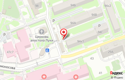 Магазин продуктов Дворик в Железнодорожном районе на карте