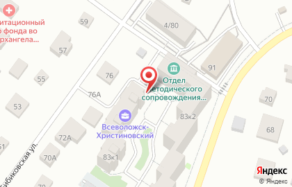 Всеволожск-Христиновский, ООО Строительное управление на Христиновском проспекте на карте