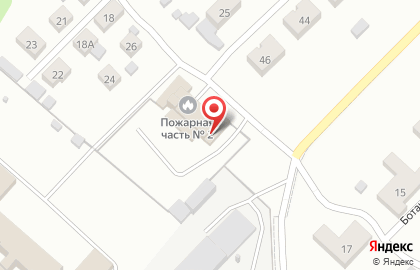 Пожарно-спасательная часть №2 в Железнодорожном районе на карте