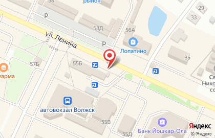 Магазин цветов на ул. Ленина, 55/1 на карте