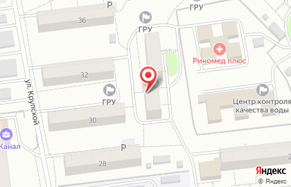 Хостел Уют в Октябрьском районе на карте