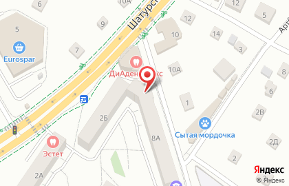 Магазин Золушка на Шатурской улице на карте