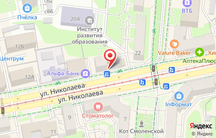 Банк ПСБ на улице Николаева на карте