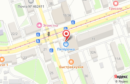 Супермаркет Пятёрочка на Краматорской улице на карте