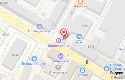 Автосервис Уральская 17 на карте