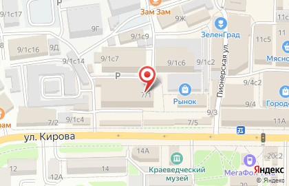 Магазин строительных материалов Гулливер во Владивостоке на карте