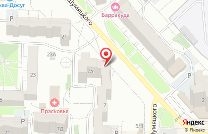 Квартирное бюро Weekend в Советском районе на карте