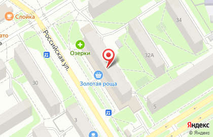 Золотая Линия на улице Иванова на карте