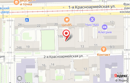 МарЛи на 2-ой Красноармейской улице на карте