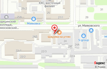 Продуктовый магазин в Туле на карте