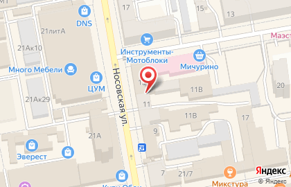 АКБ Росбанк на Державинской улице на карте