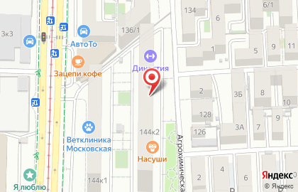 Продуктовый магазин Добрый на Московской улице на карте