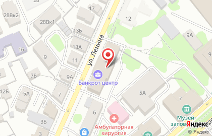 Гостломбард на улице Ленина на карте