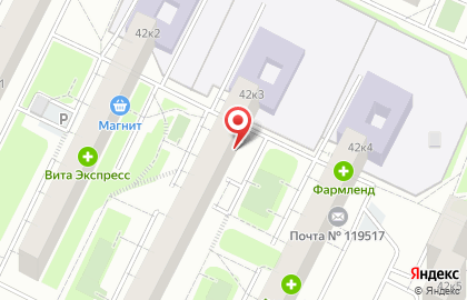 СберБанк на Матвеевской улице, 42 к 3 на карте