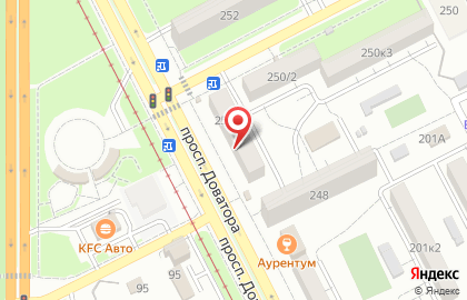 Продовольственный магазин во Владикавказе на карте