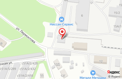 Специализированный центр Nissan-Маркет в Куйбышевском районе на карте