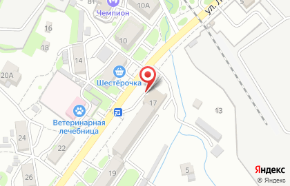 Оптово-розничный магазин МЕГА Дискаунтер на улице Лермонтова на карте