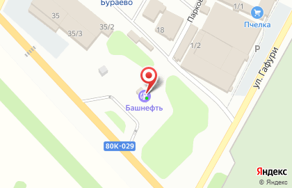 Автомойка Башнефть на Парковой улице на карте