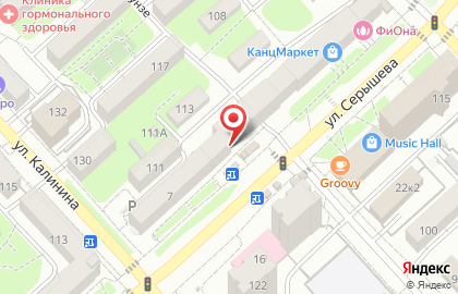 Магазин Мясное подворье в Кировском районе на карте
