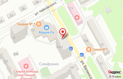 Магазин печатной продукции Роспечать в Центральном районе на карте