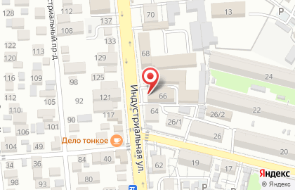 Компания ТеплоГазСтрой на Индустриальной улице на карте