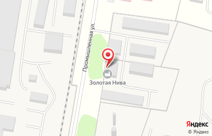 Золотая нива на Промышленной улице на карте