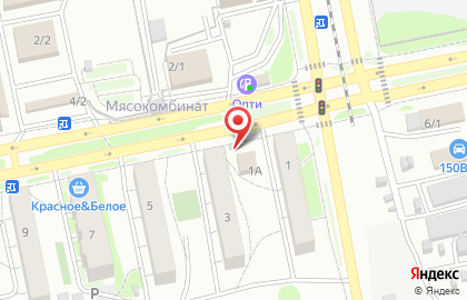 Продовольственный магазин Сударь в Барнауле на карте