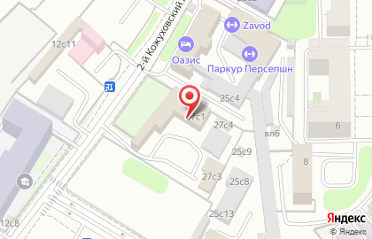 Шиномонтажная мастерская на Кожуховском 2-ом проезде, 27 на карте