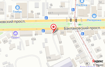 Оконная компания Окошкино на Баклановском проспекте на карте
